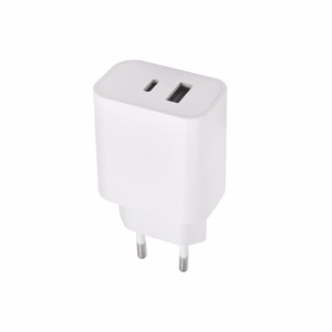 "Maxlife MXTC-06 PD QC įkroviklis 1x USB-C 1x USB 20W baltas