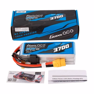 Akumuliatorius Lipo Gens Ace G-Tech 3700mAh 22.2V 60C 6S1P XT90
