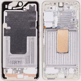 Vidurinis rėmelis Samsung S911 S23 (Kreminė)