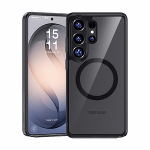 "Benks" magnetinis kristalų TPU rėmelis (0050), skirtas "Samsung Galaxy S26 Ultra black