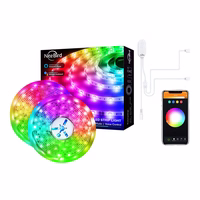 Išmanioji WiFi RGB LED šviesos juosta NiteBird SL3 (2x5m), Tuya