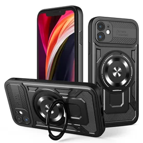 Defender Armor Mag dėklas telefonui iPhone 11 juodas