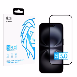 Grūdintas stiklas Tel Protect 10X AR 3.0 AntiReflective Titanium skirtas Iphone 16 Pro/17