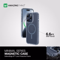 Amazing Thing Minimal magnetinis dėklas MagSafe 6.6FT IP156.7PMMINBU iPhone 15 Pro Max mėlynas