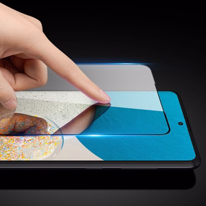 Dux Ducis 9D Grūdintas stiklas pilnas ekranas 9H grūdintas stiklas su rėmeliu Samsung Galaxy A73 - juodas (dėklo draugiškas)