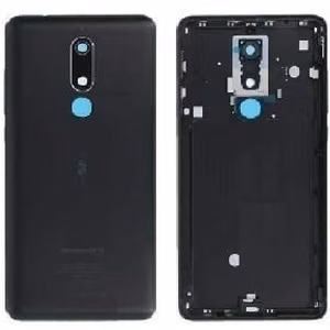 Galinis dangtelis Nokia 5.1 juodas originalus (naudotas Grade B)
