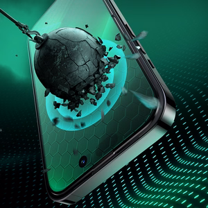 Joyroom JR-G04 stiklas iP 14 Pro Max 6.7 (akių apsauga)