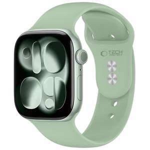 Силиконовый ремешок Tech-Protect для Apple Watch 40/41/42 мм, светло-зелёный
