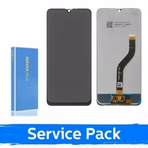 Ekranas skirtas Samsung A207 A20s juodas (Service Pack / Aftermarket)(NF version)