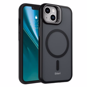 Etteri Morning Fog dėklas for iPhone 15 6,1" juodas