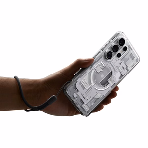 Spigen Ultra Hybrid Mag MagSafe Dėklas for Samsung Galaxy S26 Ultra Zero One - Clear and baltas