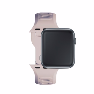 38/40/41/42 mm Latte (small) - 3mk Silicone Watch Strap for Apple