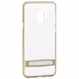 Mercury Dream Bumper case for Samsung Galaxy S9, with metal stand, gold