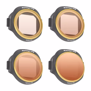 4 vnt. Sunnylife ND8/PL + ND16/PL + ND32/PL + ND64/PL filtrų rinkinys skirtas MINI 5 Pro
