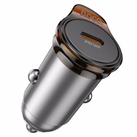 Įkroviklis automobilinis Hoco NZ16 30W (1xUSB-C) juodas