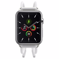 Baseus reguliuojama sporto juosta laikrodžiui Apple Watch 3/4/5/6/SE 38/40mm (LBAPWA4-A24) balta-rožinė (f)