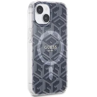 Guess IML GCube Magnetinis dėklas iPhone 15 Plus / 14 Plus - juodas