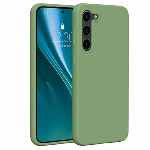 Etteri silikoninis dėklas telefonui Samsung Galaxy S23 Plus - šviesiai žalias