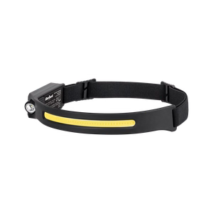 Įkraunamas galvos žibintas (5 W COB + 3 W LED), galvos juosta