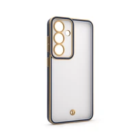 Silky Gold dėklas telefonui Oppo Reno 13F 5G (Global) / 13FS 5G mėlynas