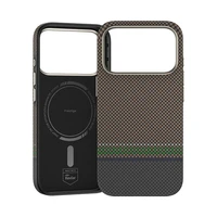 Benks magnetinis Armor Pro Prestige Kevlar 600D dėklas (Y069) Iphone 17 Pro telefonui (su kameros valdymo mygtuku)