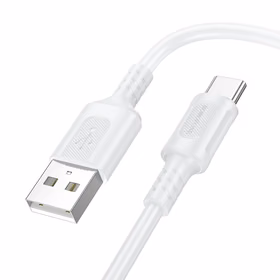 Borofone Kabel BX111 Feliz (m) - USB iki Type C - 3A 1 metras baltas
