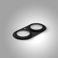 Etteri full camera lens guard for iPhone 17 black