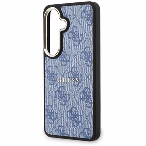 Guess dėklas 4G Embossed Ring MagSafe skirtas Samsung Galaxy S26 Plus mėlynas
