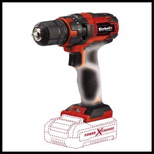 Einhell TC-CD 18/35 Li-Solo – akumuliatorinis gręžtuvas-suktuvas, juodas / raudonas