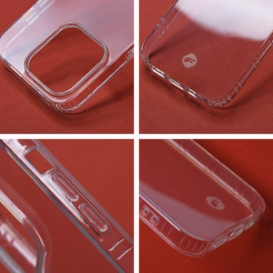 FORCELL F-PROTECT Ilgalaikis plonas dėklas IPHONE 15 Pro Max - skaidrus