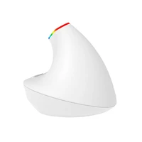 Wireless Vertical Mouse Delux M618C 2.4G 1600DPI RGB (white)