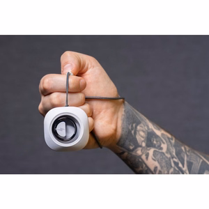 Smart Ring R11M - išmanusis žiedas iš plieno su įkrovimo stotele dydis 8 (18,1mm) juodas