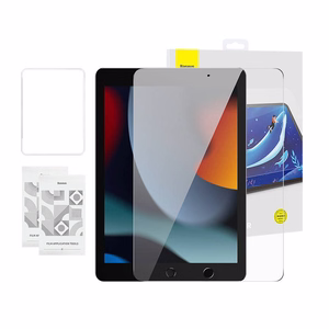 Baseus Crystal 0.3 mm Apsauginis stiklas iPad Pro/Air3/ 10,2\" iPad 7/8/9 (2 vnt.) + valymo rinkinys