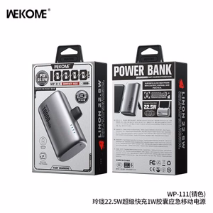 Išorinė baterija WK Design „WP-111“ pilka 10000mAh (22.5W)