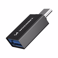 Wozinsky W10GY1S USB-C - USB-A 3.2 10Gb/s adapteris - juodas