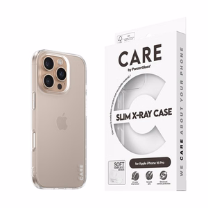 CARE by PanzerGlass X-Ray Soft Basic чехол iPhone 16 Pro 6.3" прозрачный/прозрачный 1442