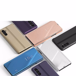 Dėklas telefonui Clear View Case Samsung Galaxy A14 atverčiamas dėklas juodas