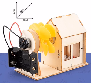 Wooden Assembly Kit Tank, STEM Educational Toy
