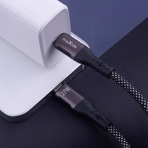 Maxlife MXUC-11 магнитный кабель USB-C - Lightning 1,0 m 27W черный нейлон