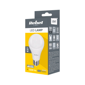 Rebel A60 E27 LED lemputė, 12 W, 6500 K, 230 V