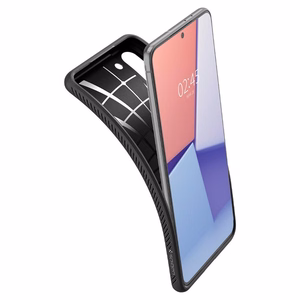 Spigen Liquid Air dėklas Samsung Galaxy S21 - matinė juoda