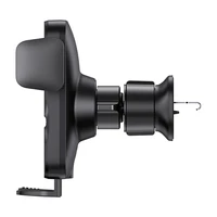 Baseus Wisdom belaidis įkrovimo oro angos elektrinis telefono laikiklis (juodas)