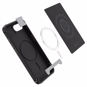 Spigen Core Armor Magnetinis MagSafe dėklas telefonui iPhone 16e - juodas