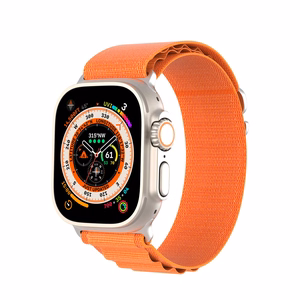 DUX DUCIS dirželis GS nailoninis Apple Watch 42 / 44 / 45 / 49 mm oranžinis