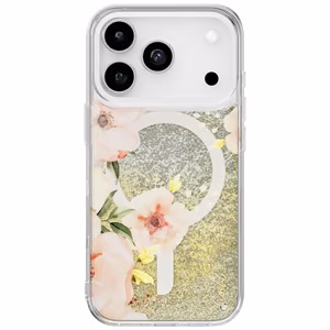 "Uniq Coehl Fleurette" magnetinis įkrovimo dėklas "iPhone 17 Pro" - skaidrus