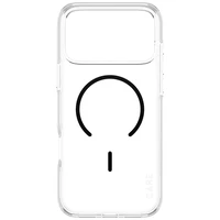 CARE by PanzerGlass Flagship Urban Explorer dėklas su juodu MagSafe iPhone 17 Pro Max - permatomas