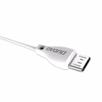 Dudao L4M USB-A - MicroUSB 2.4 A Laidas 1m - Baltas