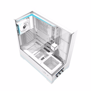 Darkflash DY450 PRO kompiuterio korpusas (baltas) + 1 ventiliatorius