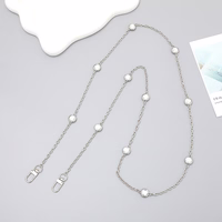 Telefono raištis G-07 sidabrinis