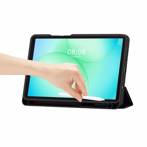 TechProtect SmartCase Pen dėklas Samsung Galaxy Tab A9 / A11 8.7 juodas